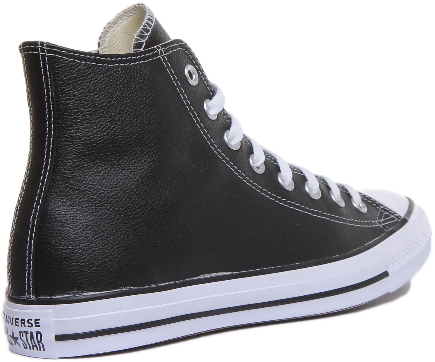 Converse All Star 132170 In Black Leather Shoes Converse