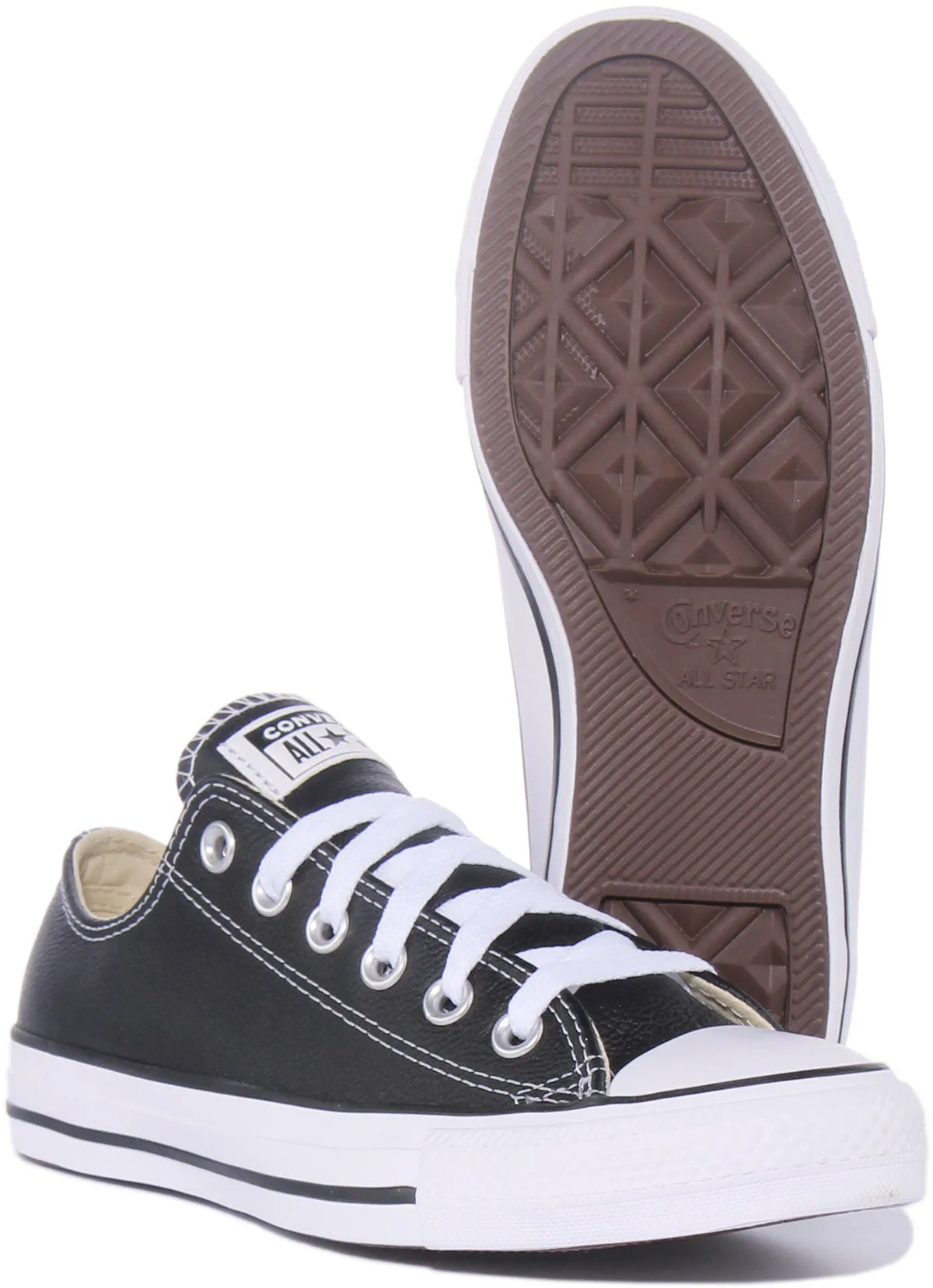Converse All Star 132174C In Black Leather Shoes Converse