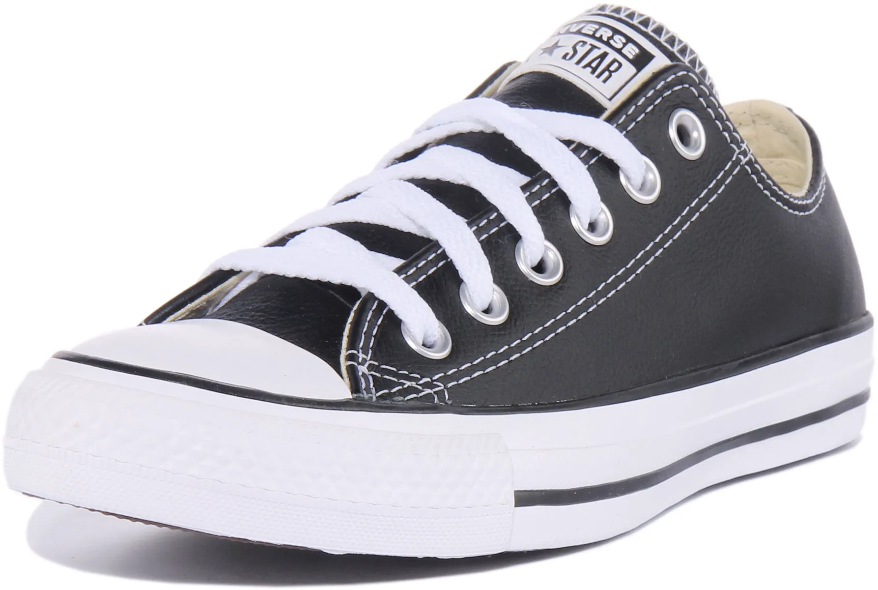 Converse All Star 132174C In Black Leather Shoes Converse