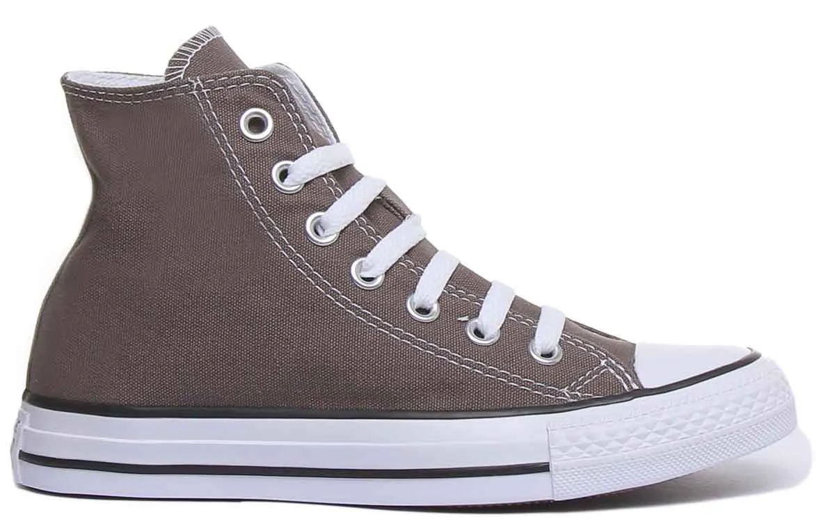 Converse All Star Hi Core Canvas Trainer In Charcoal For Men Shoes Converse