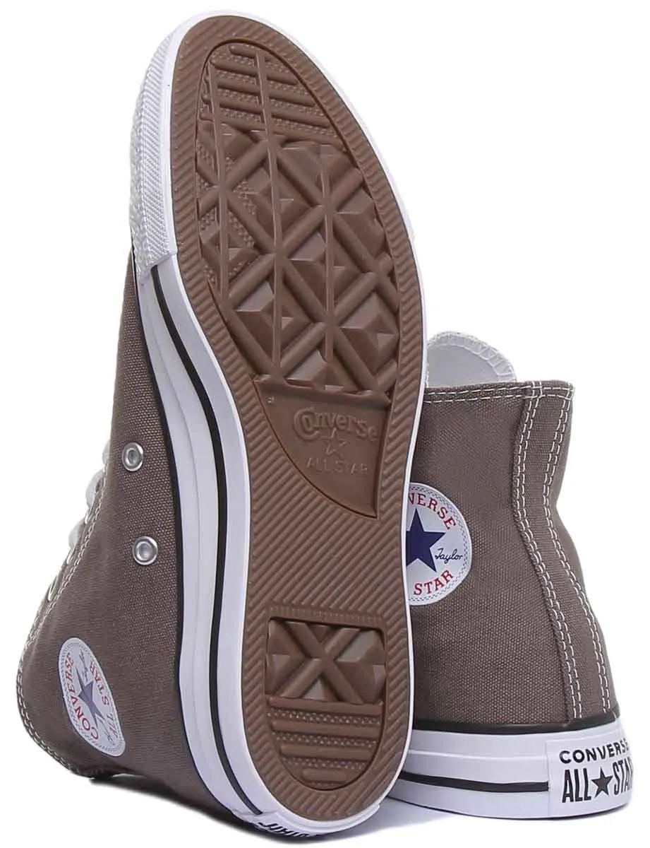 Converse All Star Hi Core Canvas Trainer In Charcoal For Men Shoes Converse
