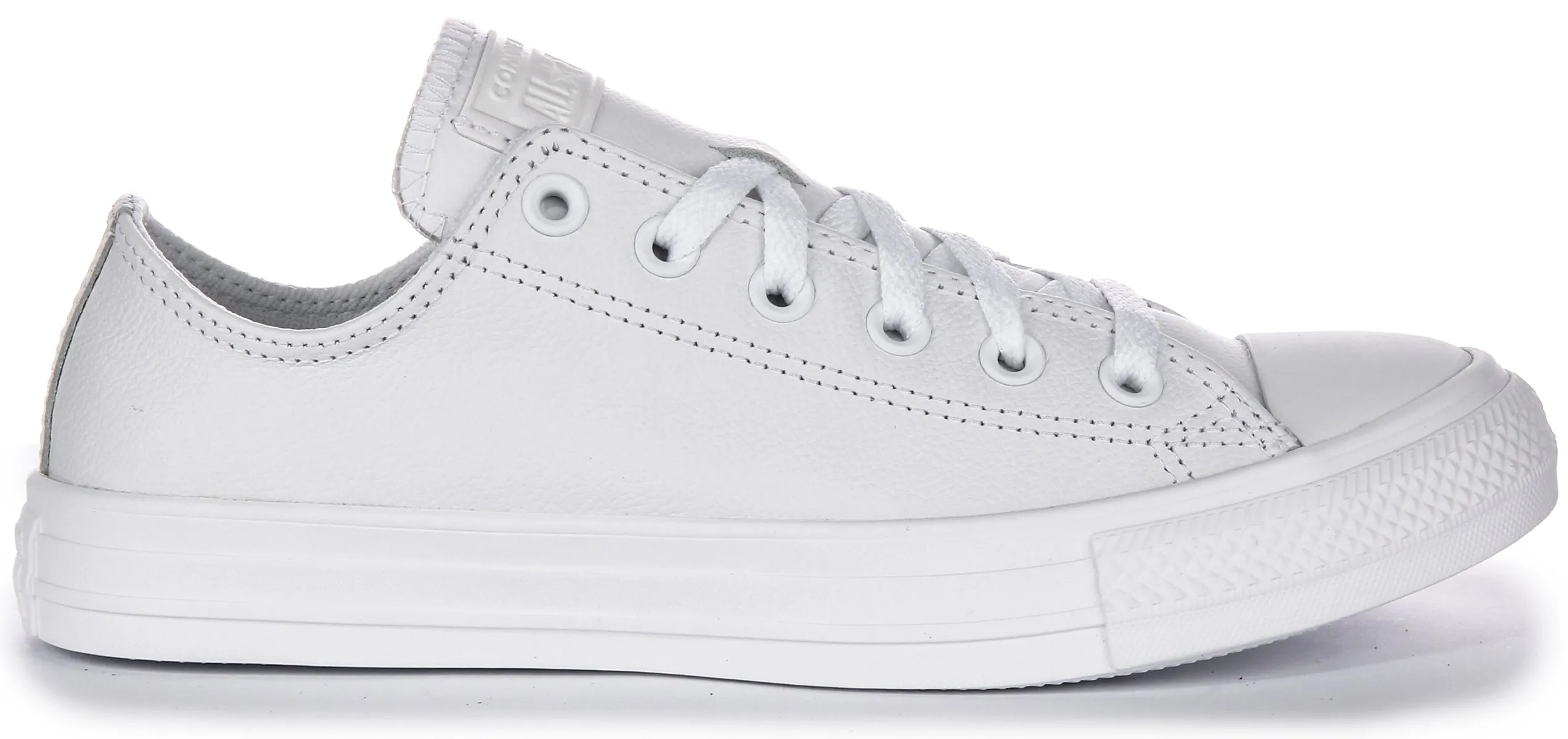 Converse All Star Low 136823C In White Leather Shoes Converse