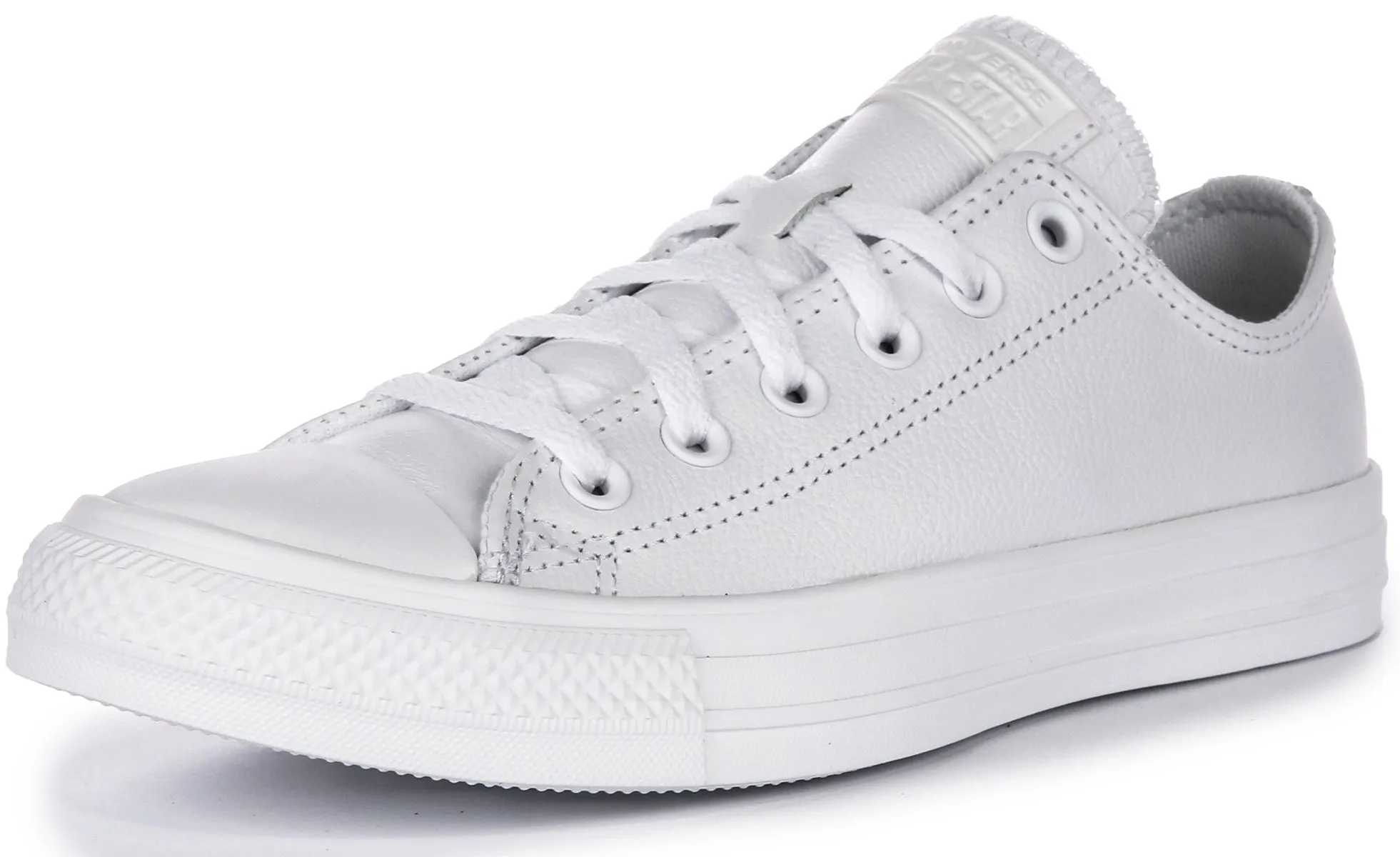 Converse All Star Low 136823C In White Leather Shoes Converse