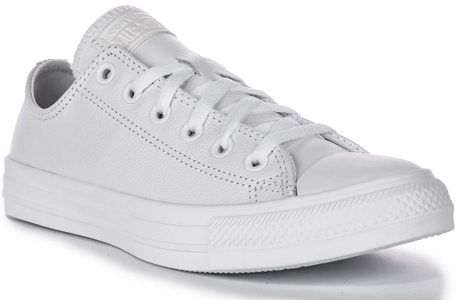 Converse All Star Low 136823C In White Leather Shoes Converse