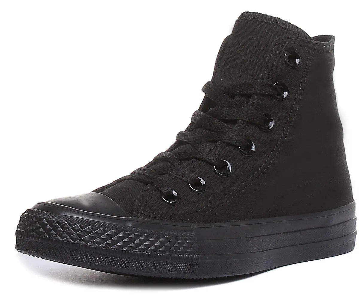 Converse M3310 CT All Star Hi Trainer In Black Mono Shoes Converse