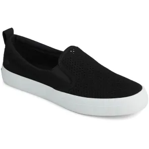 Crest Womens Perforated Laceless Slip-On Sneakers