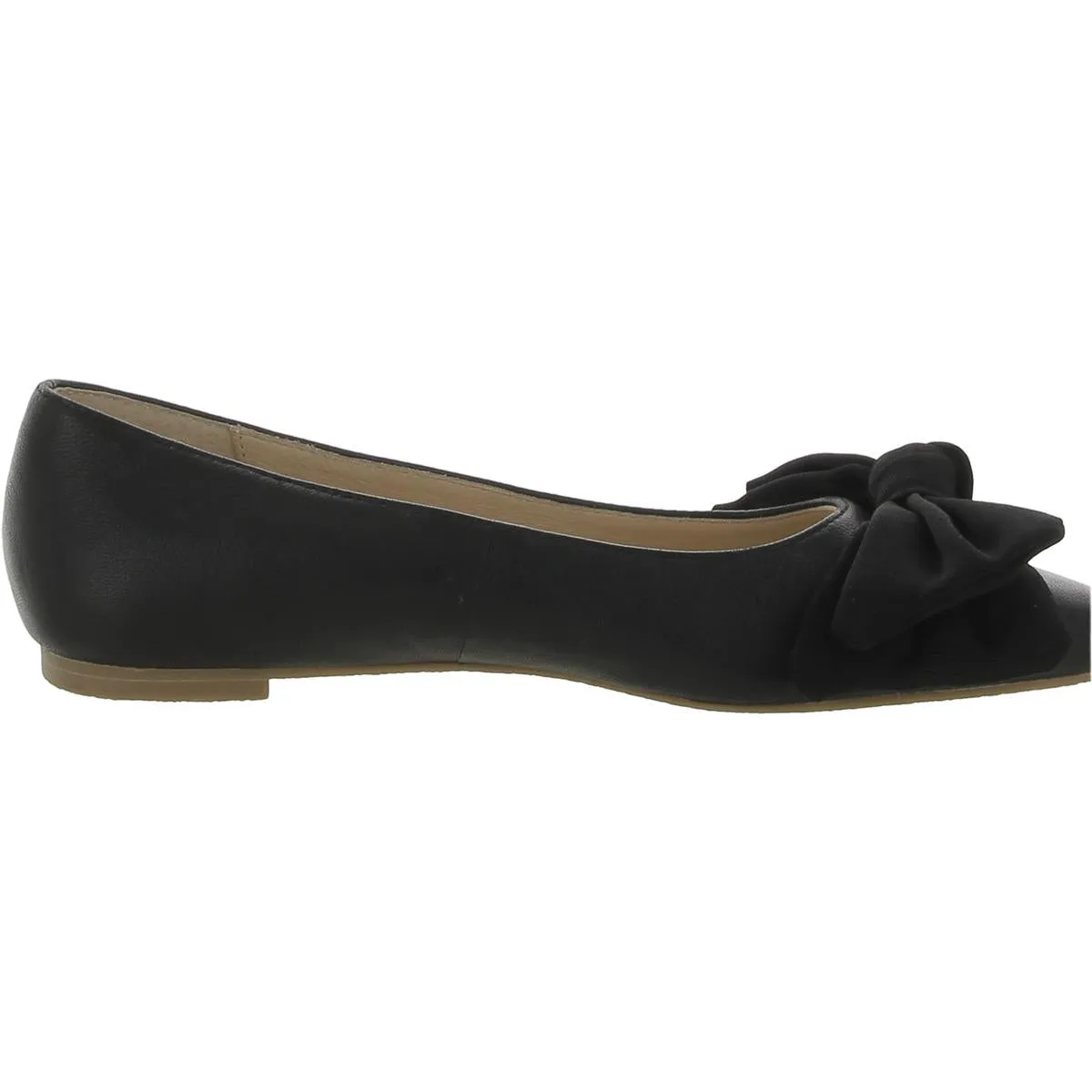 Debra Womens Leather Ballet Flats