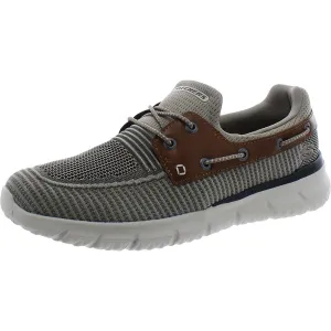 Del Retto - Clean Slate Mens Slip-On Comfort Boat Shoes