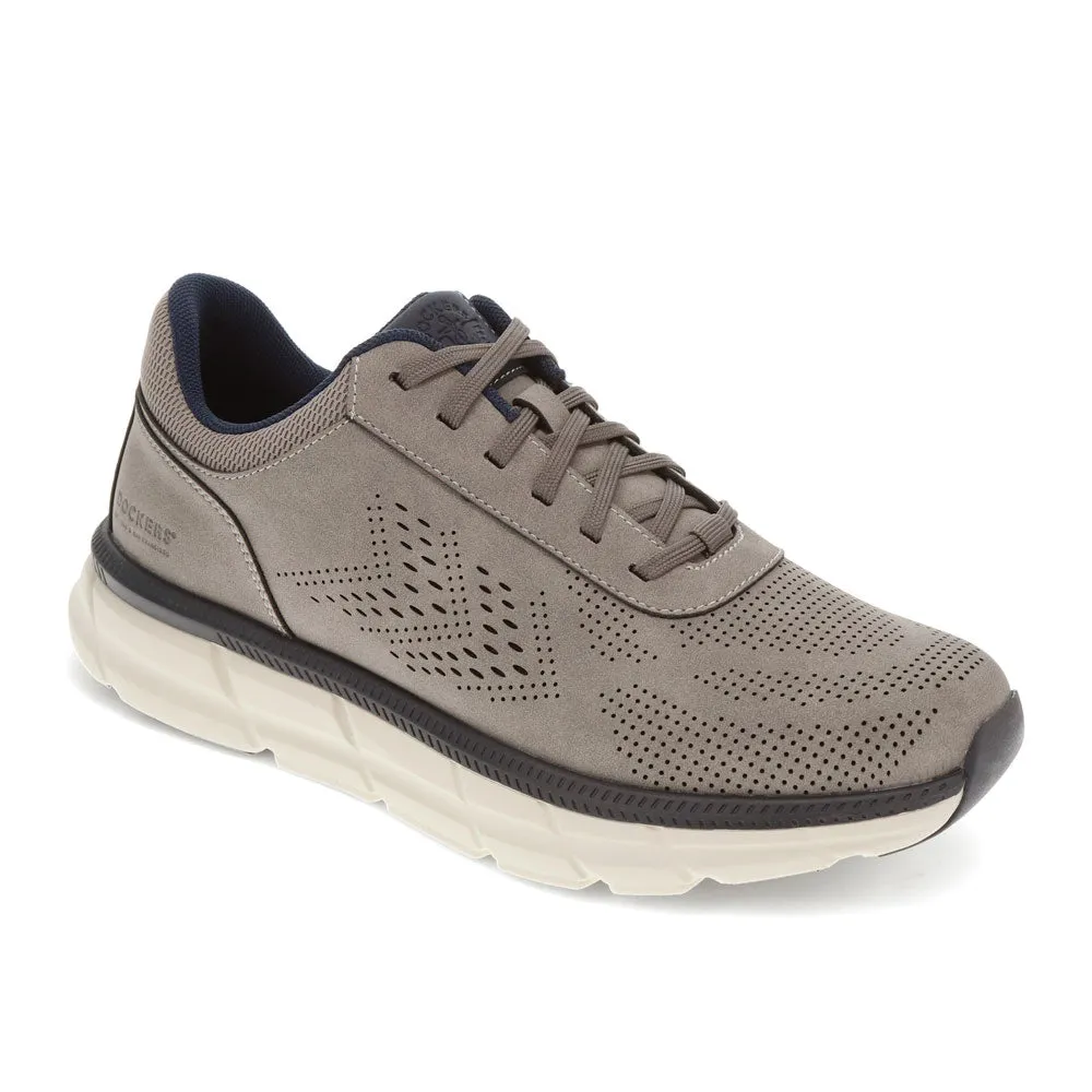 Dockers Mens Go-2 Synthetic Leather Dress Casual Lace Up Sneaker Shoe