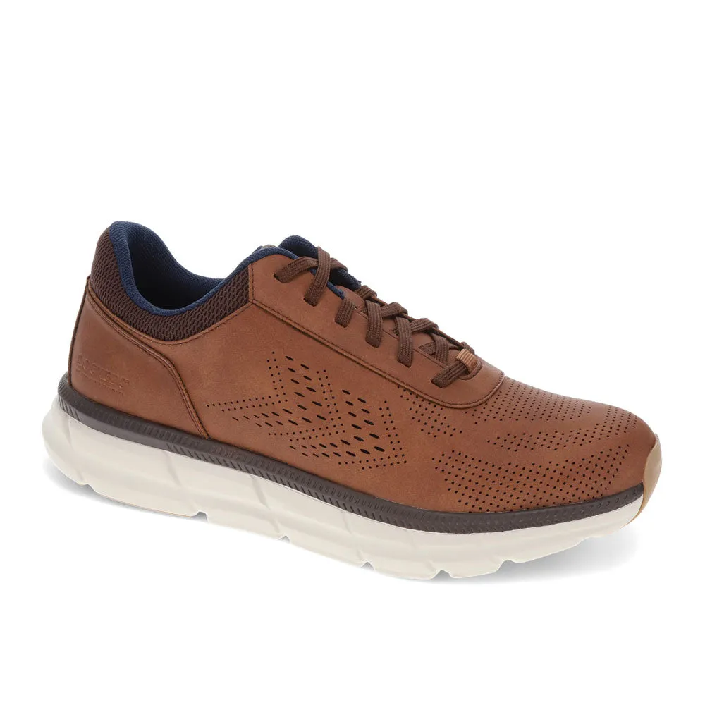 Dockers Mens Go-2 Synthetic Leather Dress Casual Lace Up Sneaker Shoe