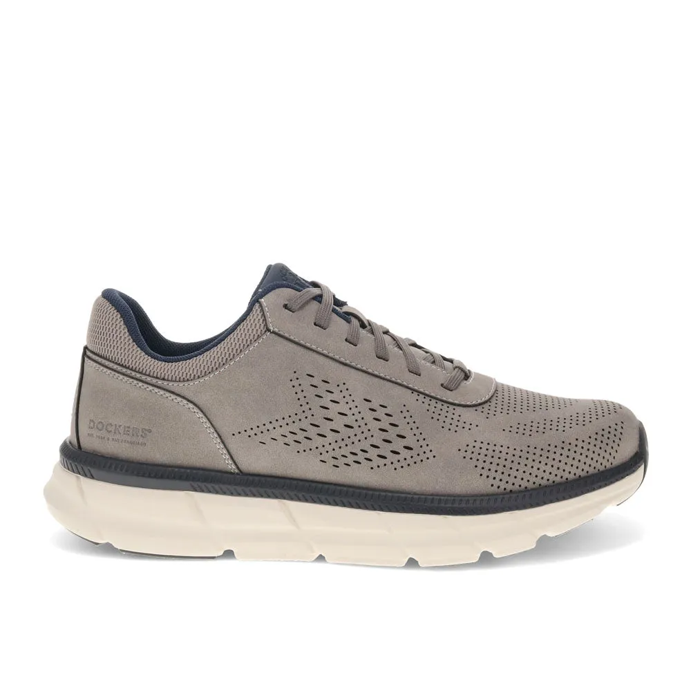 Dockers Mens Go-2 Synthetic Leather Dress Casual Lace Up Sneaker Shoe