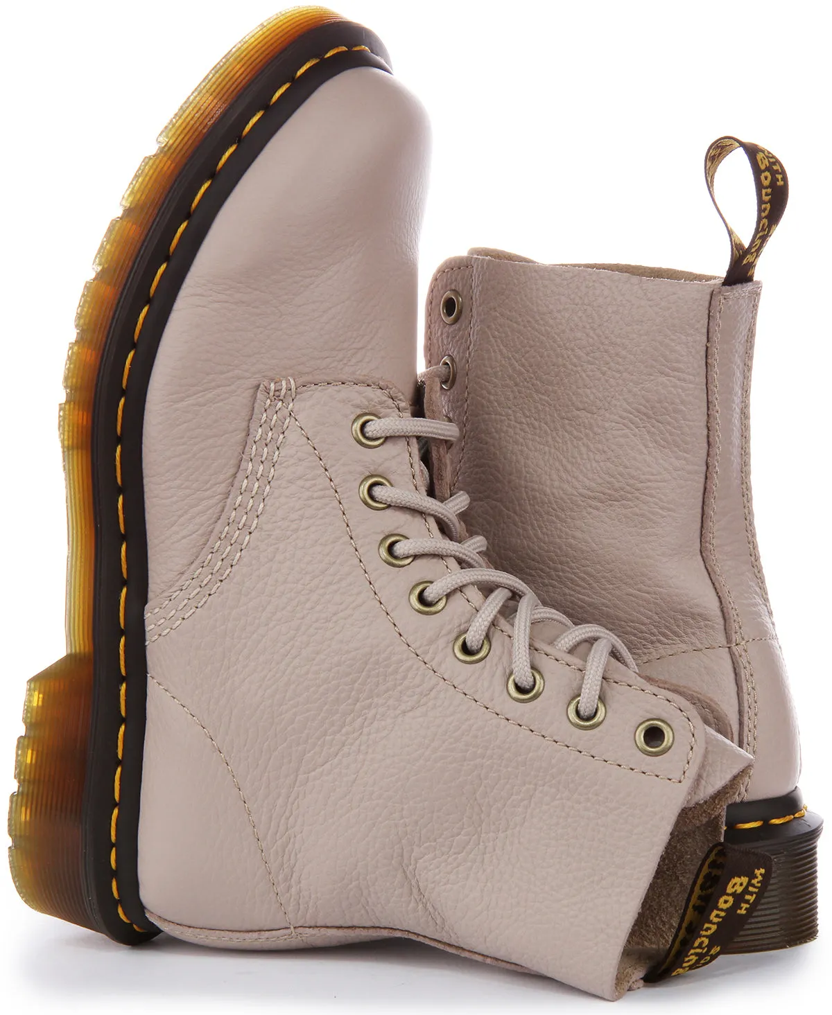 Dr Martens 1460 Pascal In Taupe For Women Shoes Dr Martens