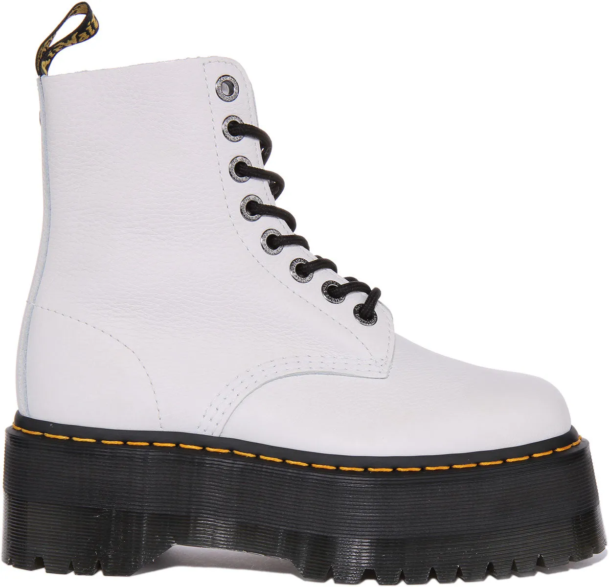 Dr Martens 1460 Pascal Max Platform In White For Women Shoes Dr Martens