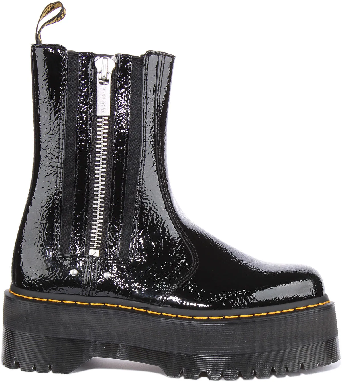 Dr Martens 2976 Max In Black Patent For Women Shoes Dr Martens