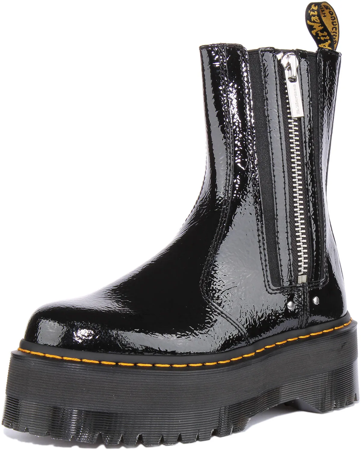 Dr Martens 2976 Max In Black Patent For Women Shoes Dr Martens