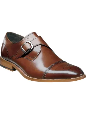 Duncan Mens Leather Cushioned Footbed Loafers