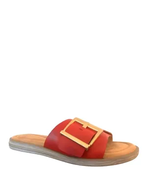 Effie Sandals In Lipstick Red