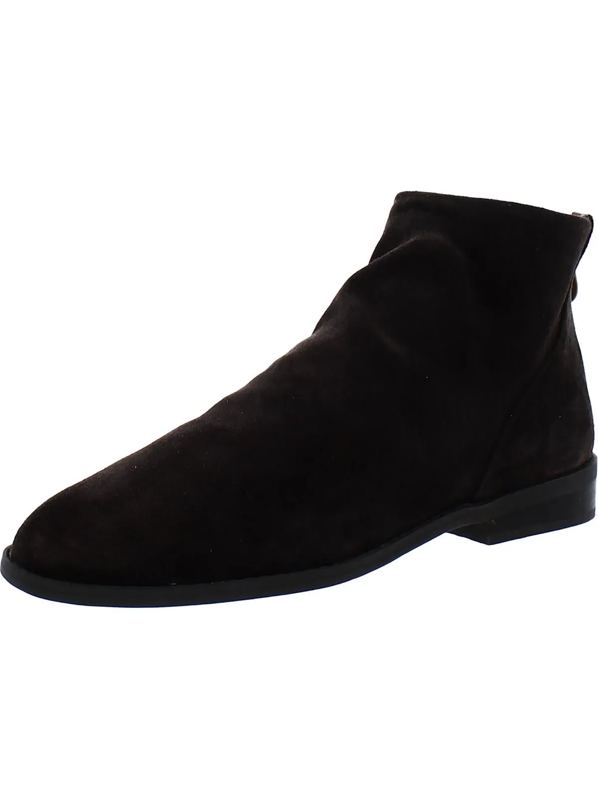 Emma Zip Bootie Womens Suede Shooties Ankle Boots
