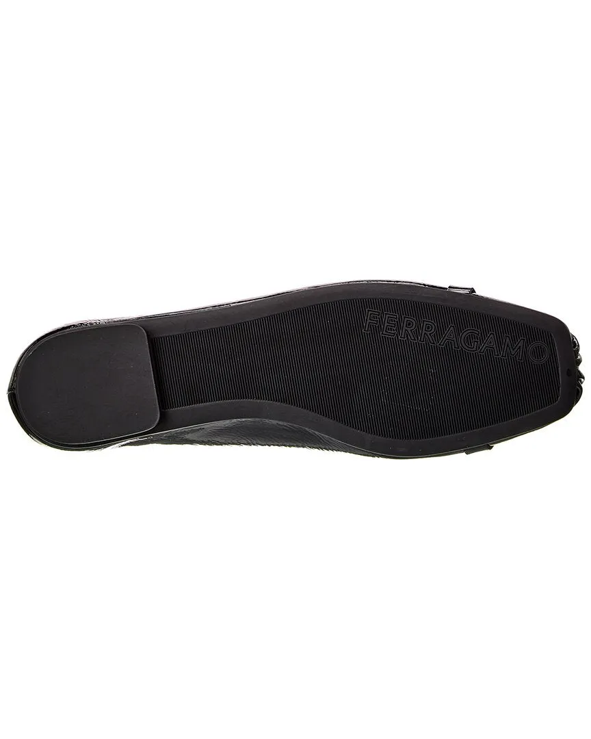 Ferragamo Zilo Patent Flat