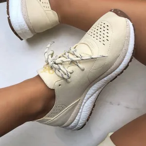 Free Chamois Sneaker In Beige
