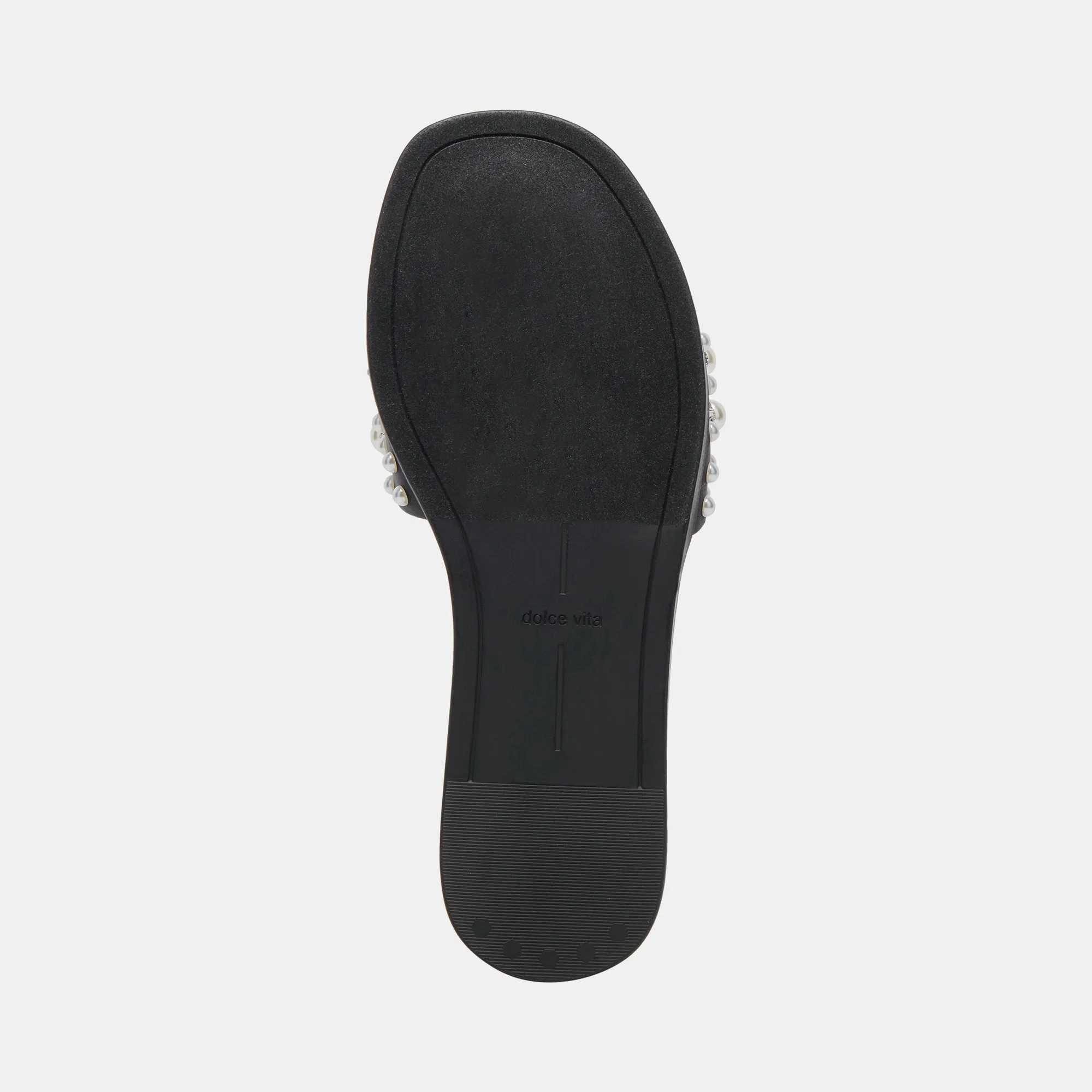 GABBI PEARL SANDALS BLACK PEARLS