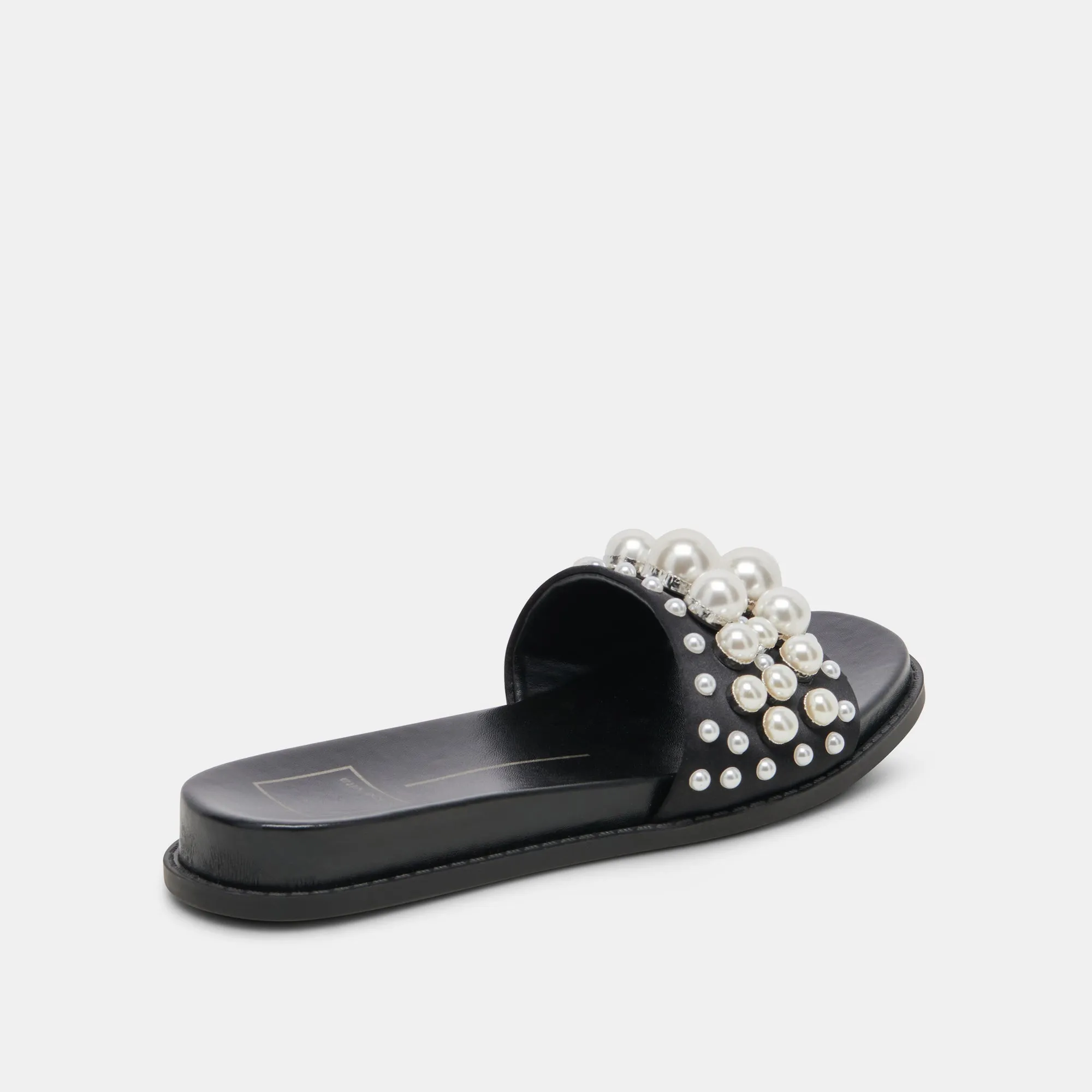 GABBI PEARL SANDALS BLACK PEARLS