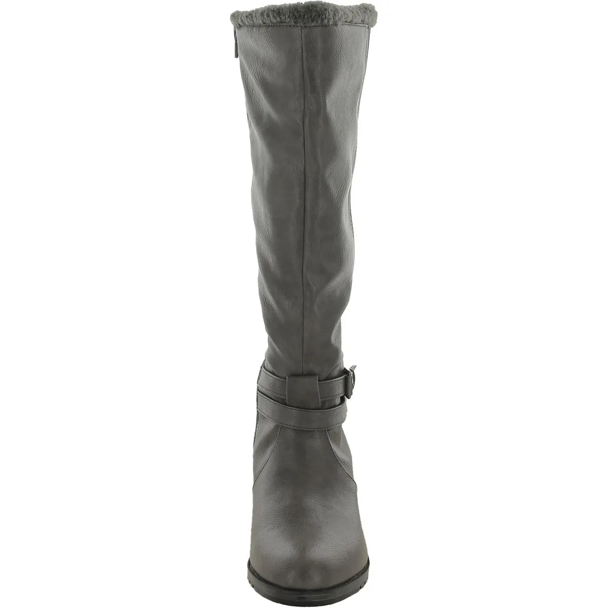 Garrison Cozy Womens Wide Calf Side Zip Knee-High Boots