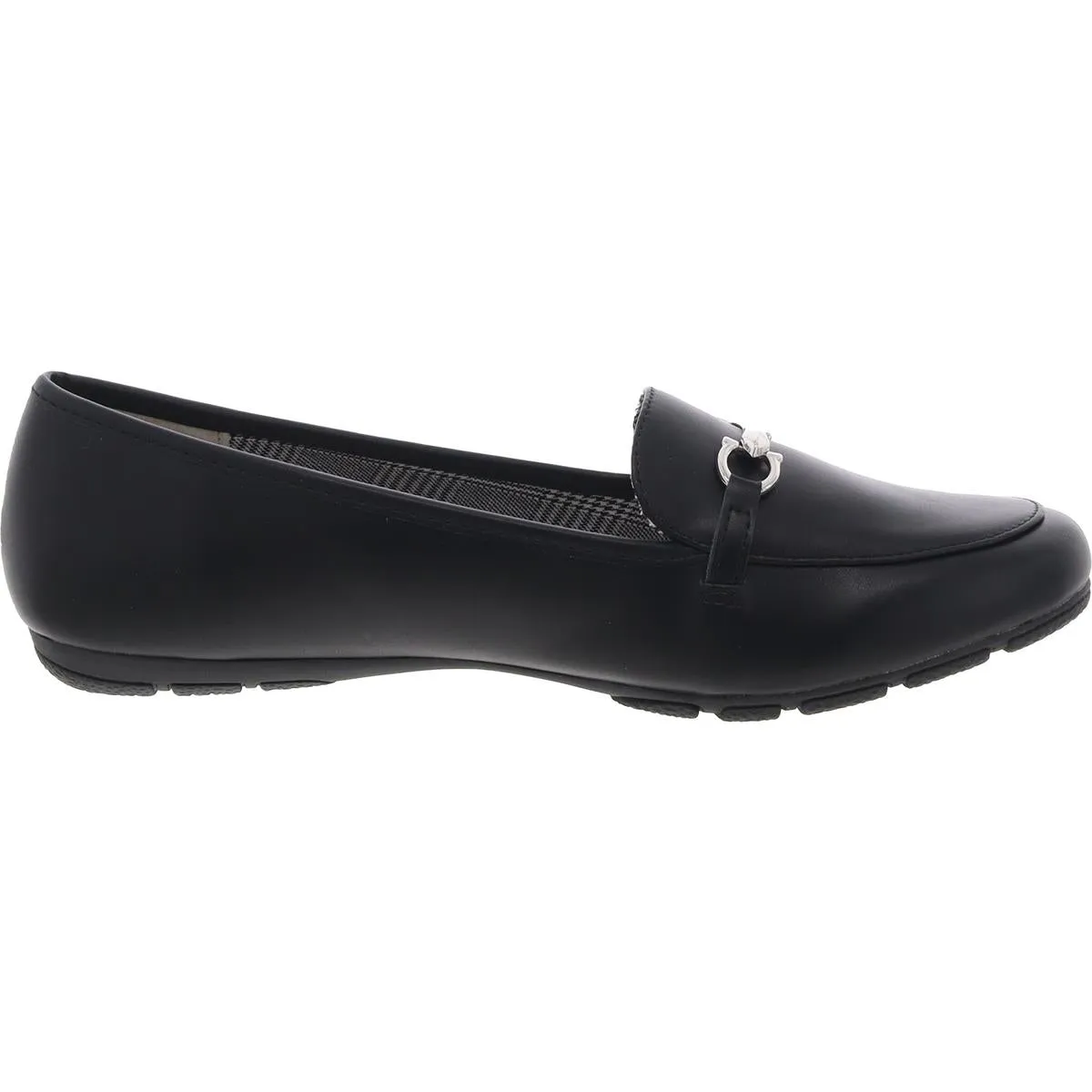 GLOWING Womens Cushioned Footbed Faux Leather Loafers