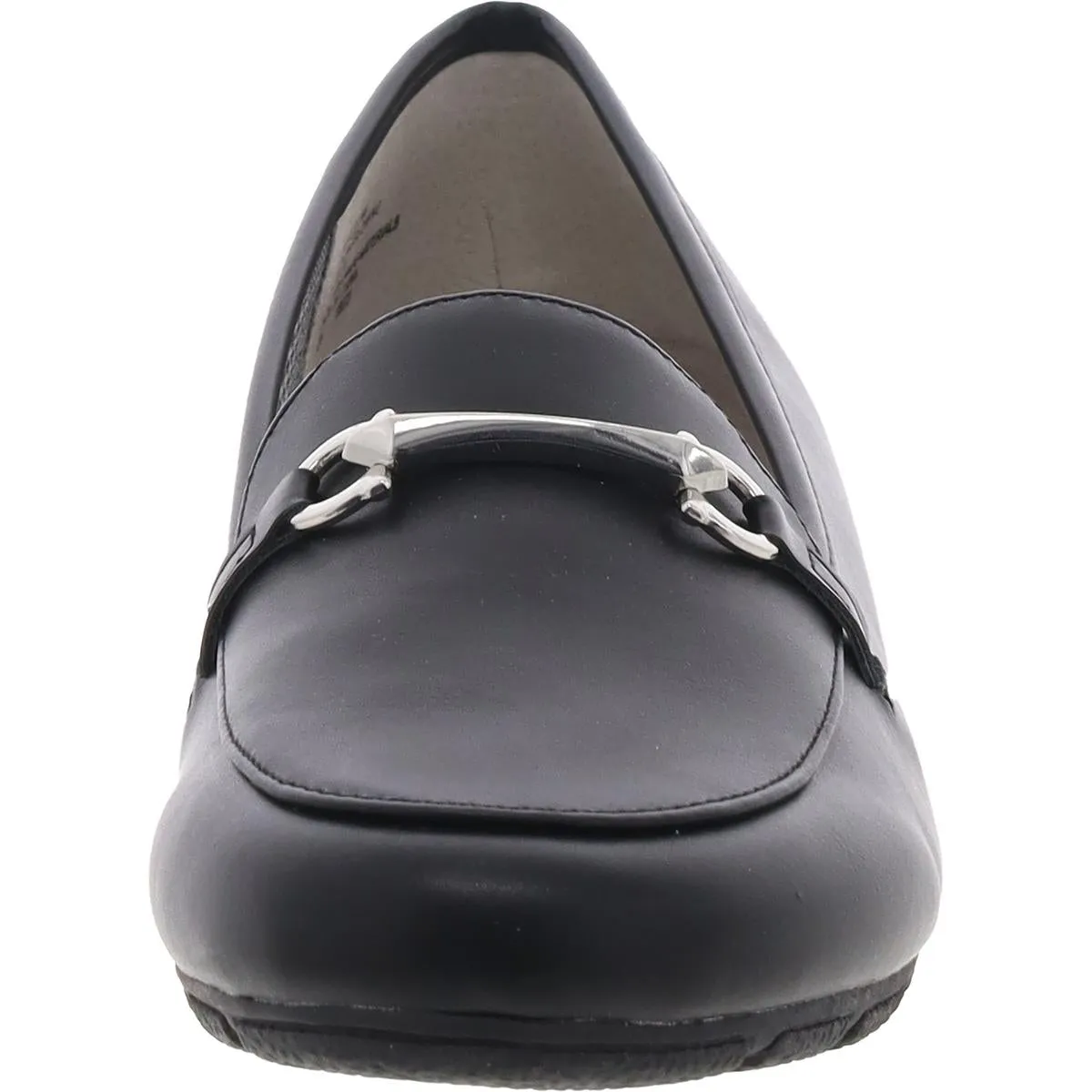GLOWING Womens Cushioned Footbed Faux Leather Loafers