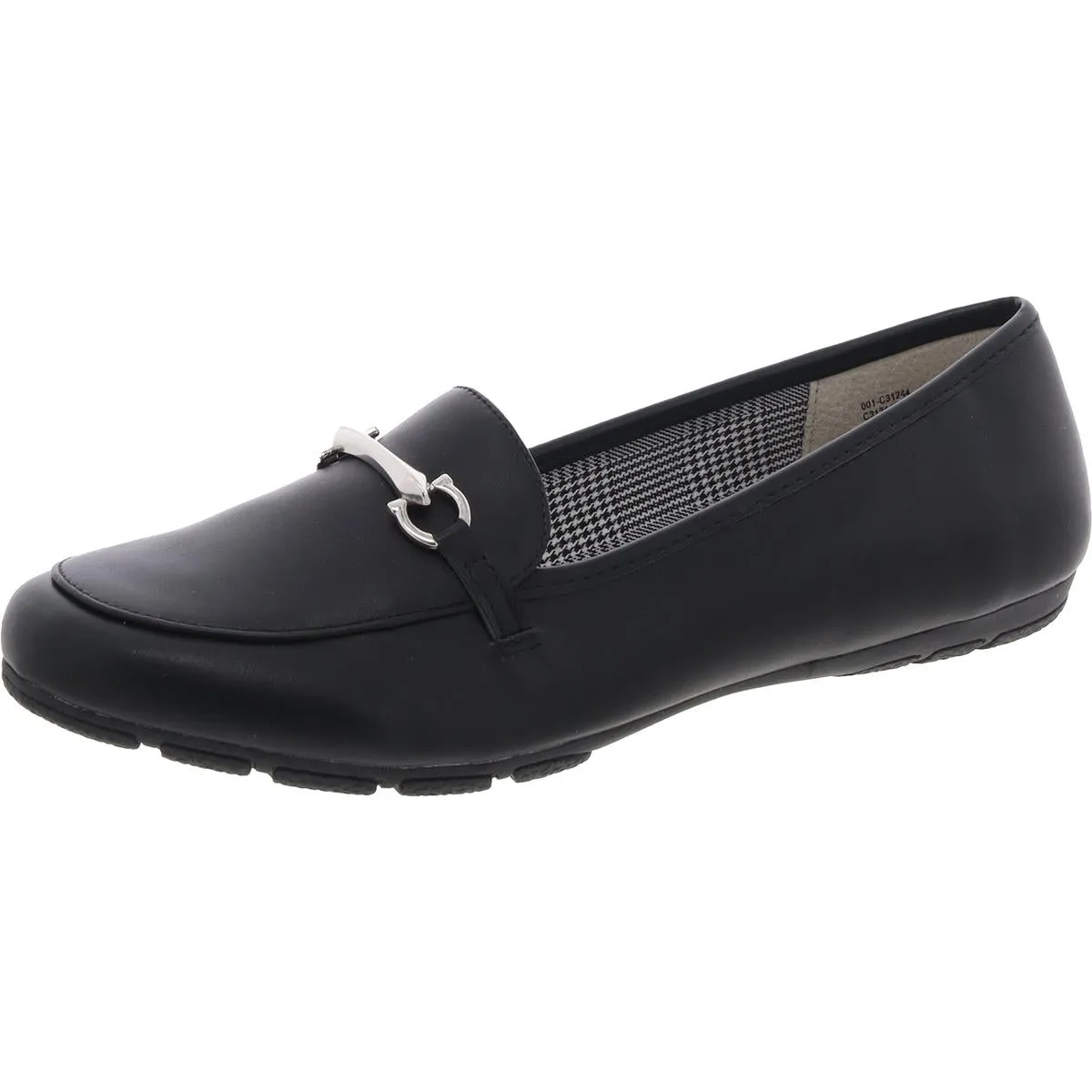 GLOWING Womens Cushioned Footbed Faux Leather Loafers