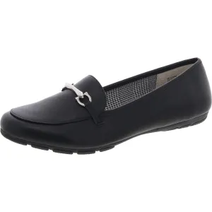 GLOWING Womens Cushioned Footbed Faux Leather Loafers