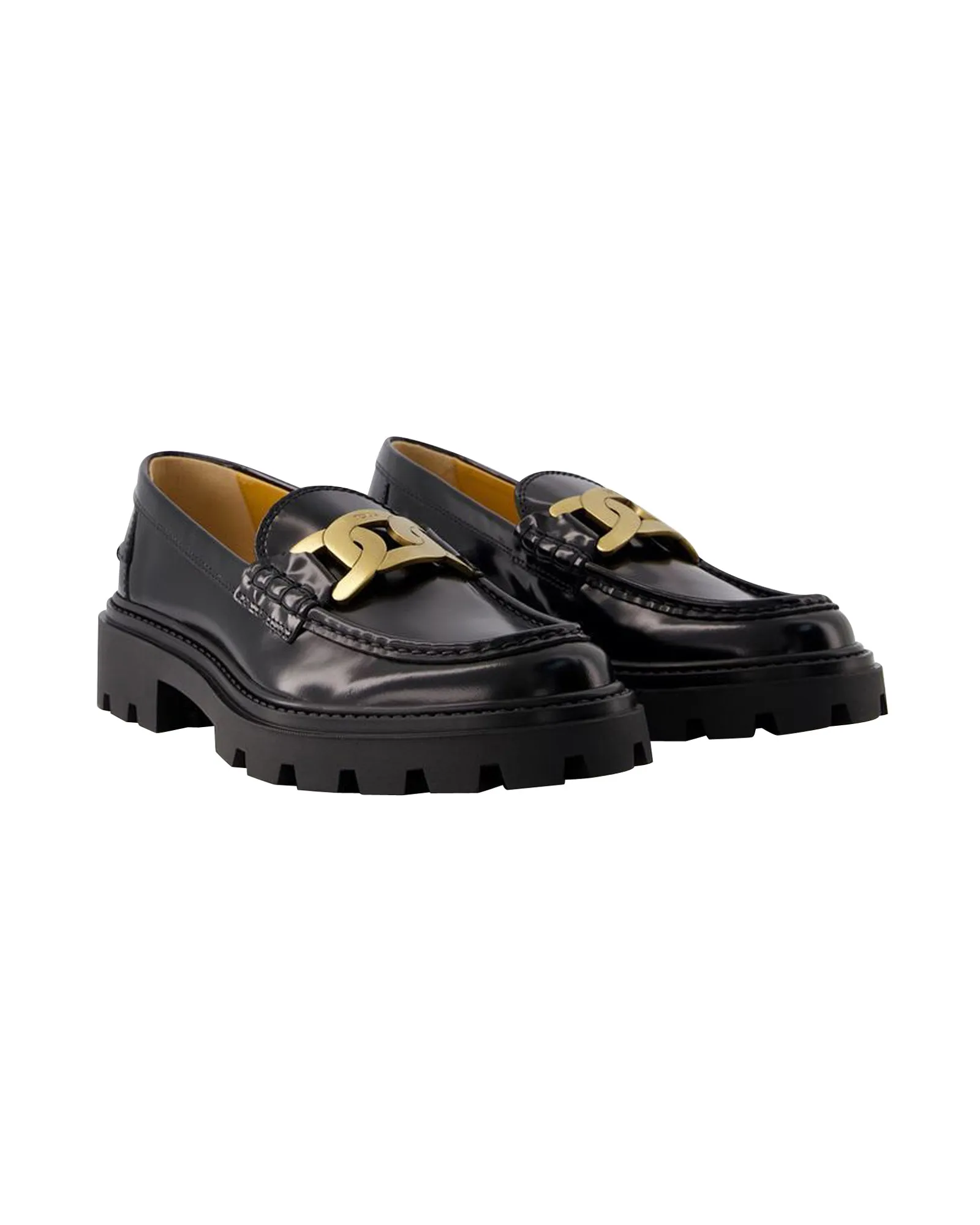 Gomma Pesante Loafers - Tod's - Leather - Black