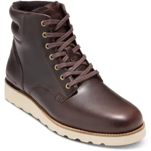 GRANDWOODBURY Mens Lace-Up Manmade Work & Safety Boots