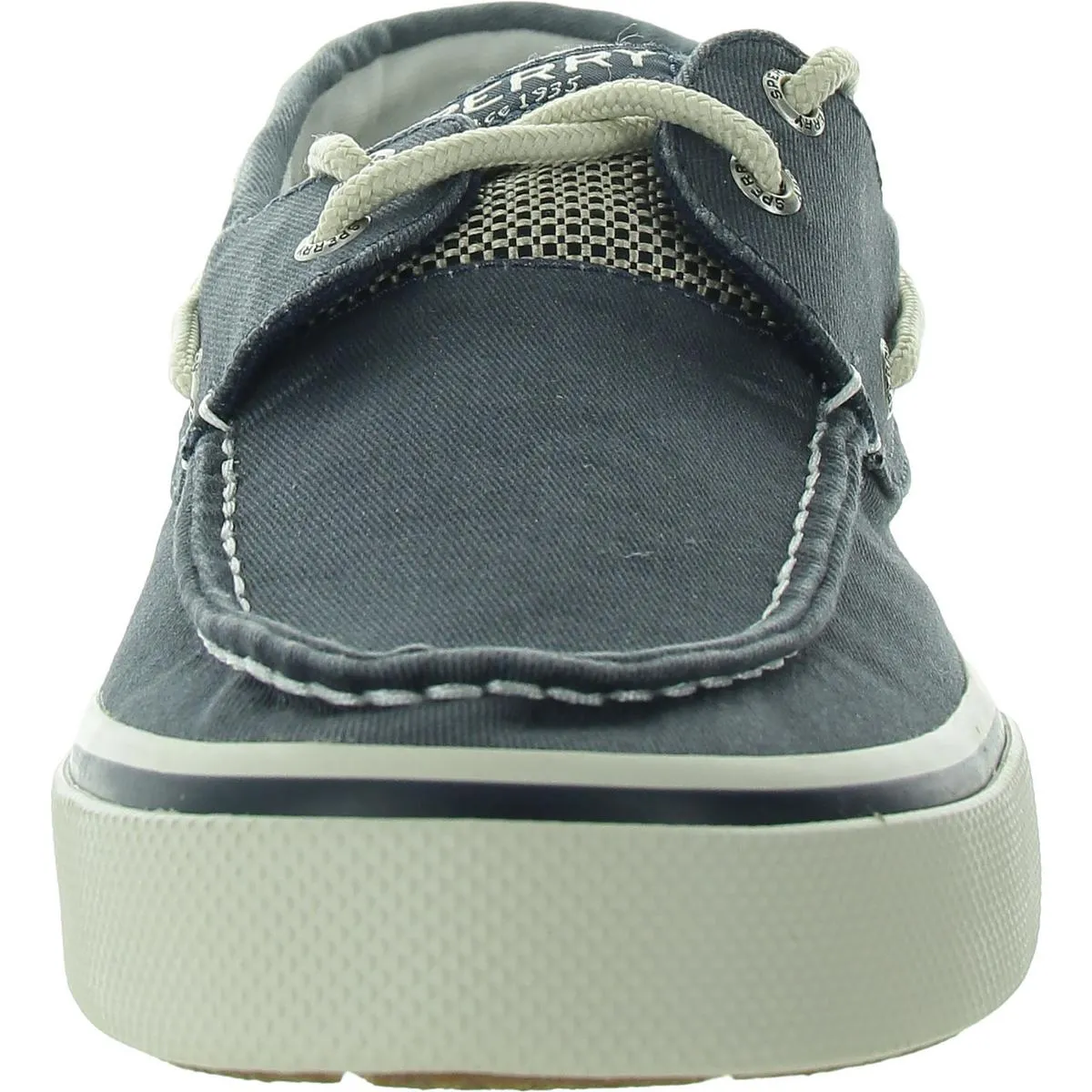 Halyard 2-Eye Mens Lace-Up Canvas Boat Shoes