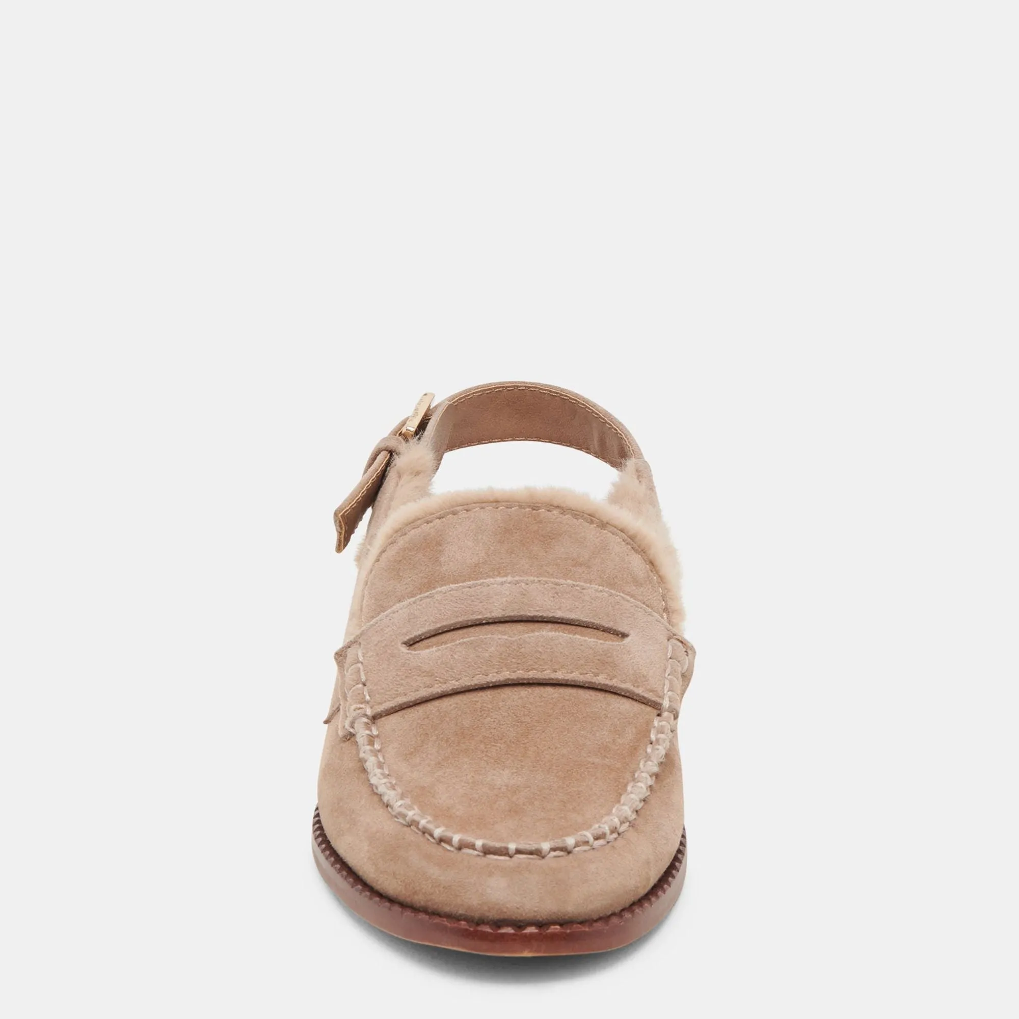 Hardi Plush Loafers Mushroom Suede