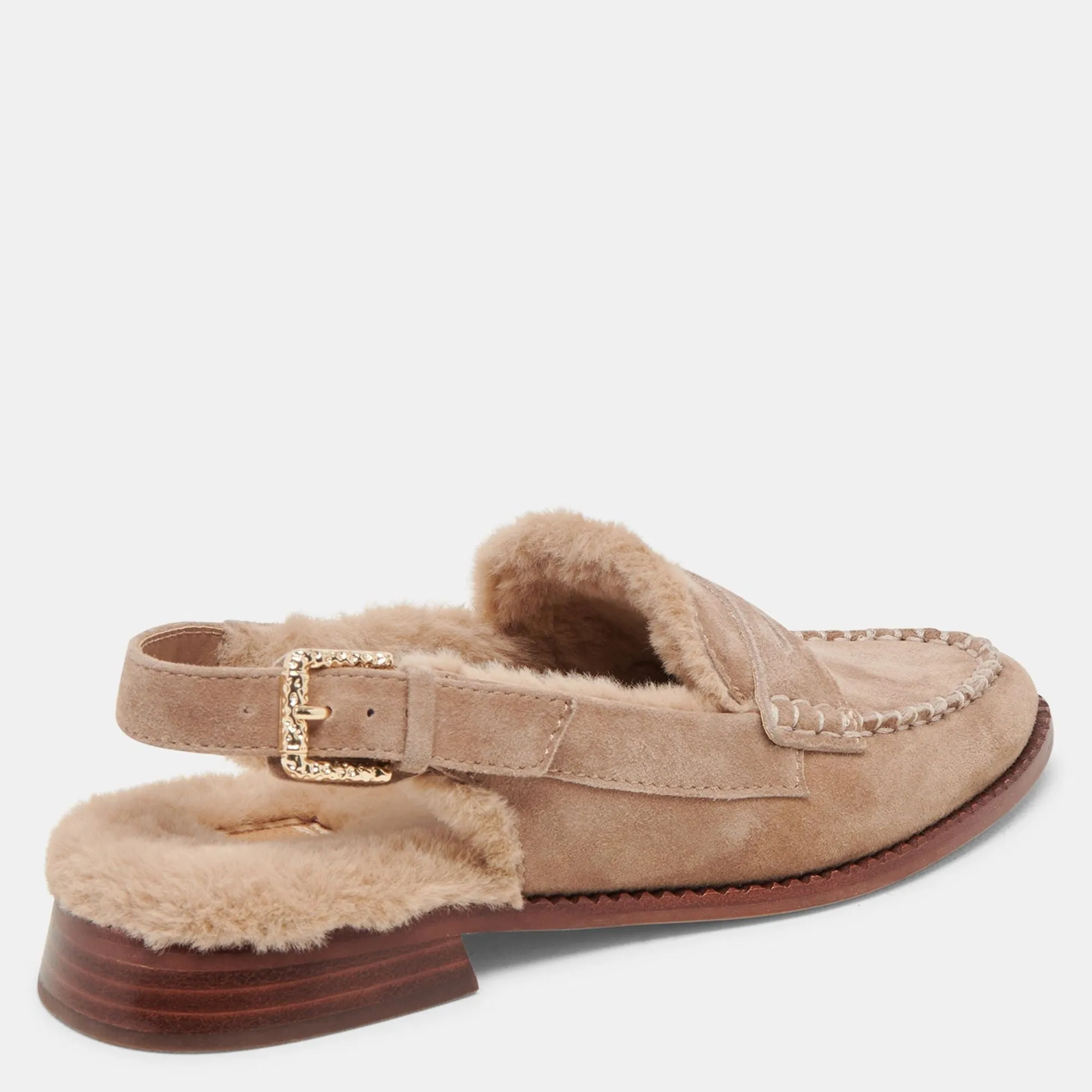 Hardi Plush Loafers Mushroom Suede