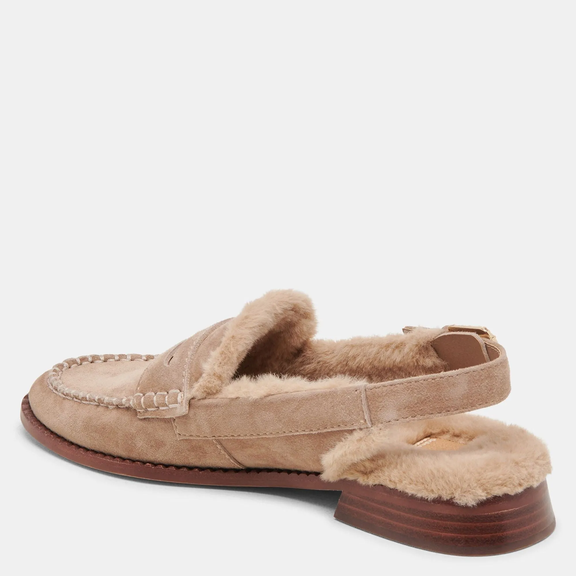 Hardi Plush Loafers Mushroom Suede
