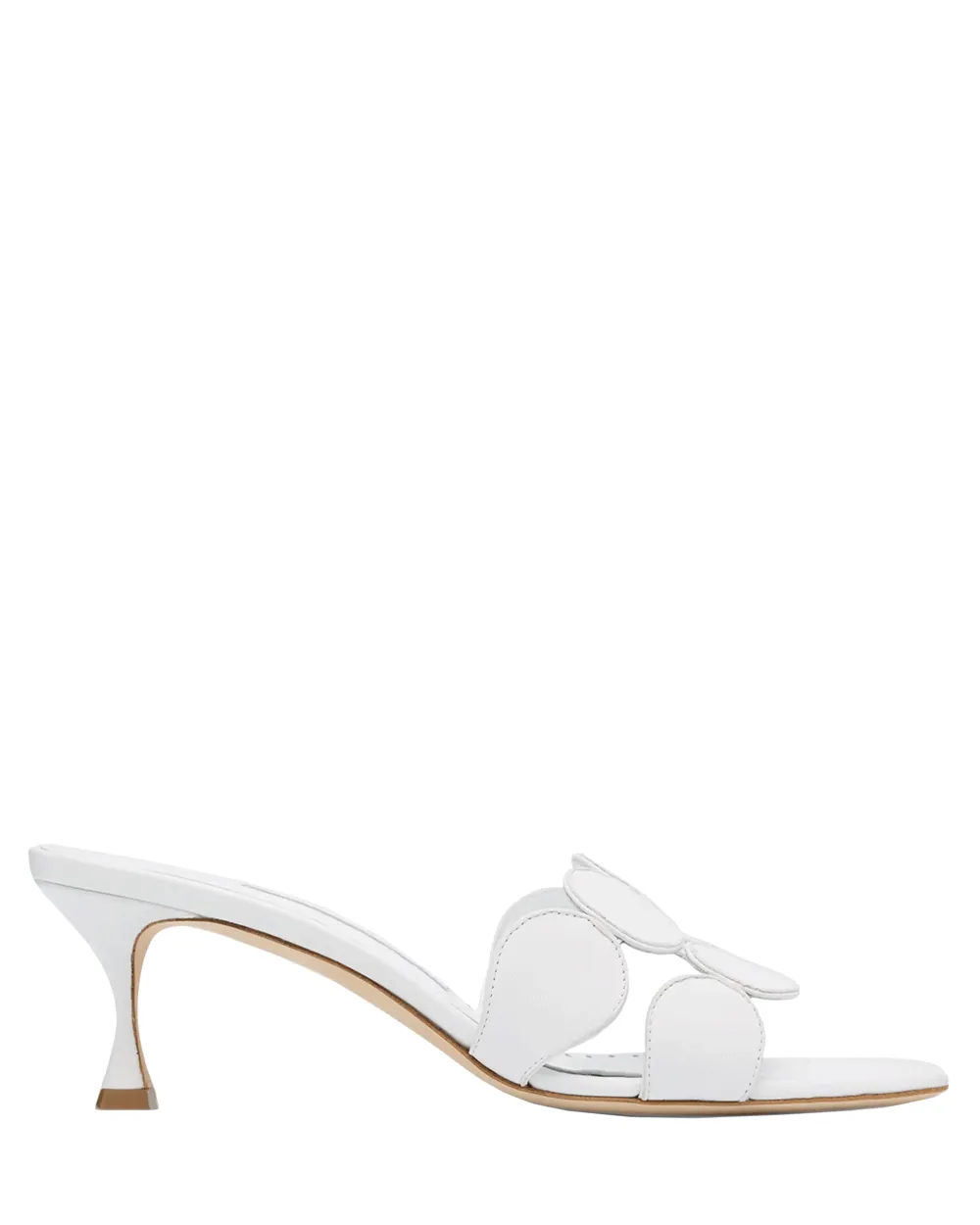Haribalmu Circle-Cut 50 Sandal in White