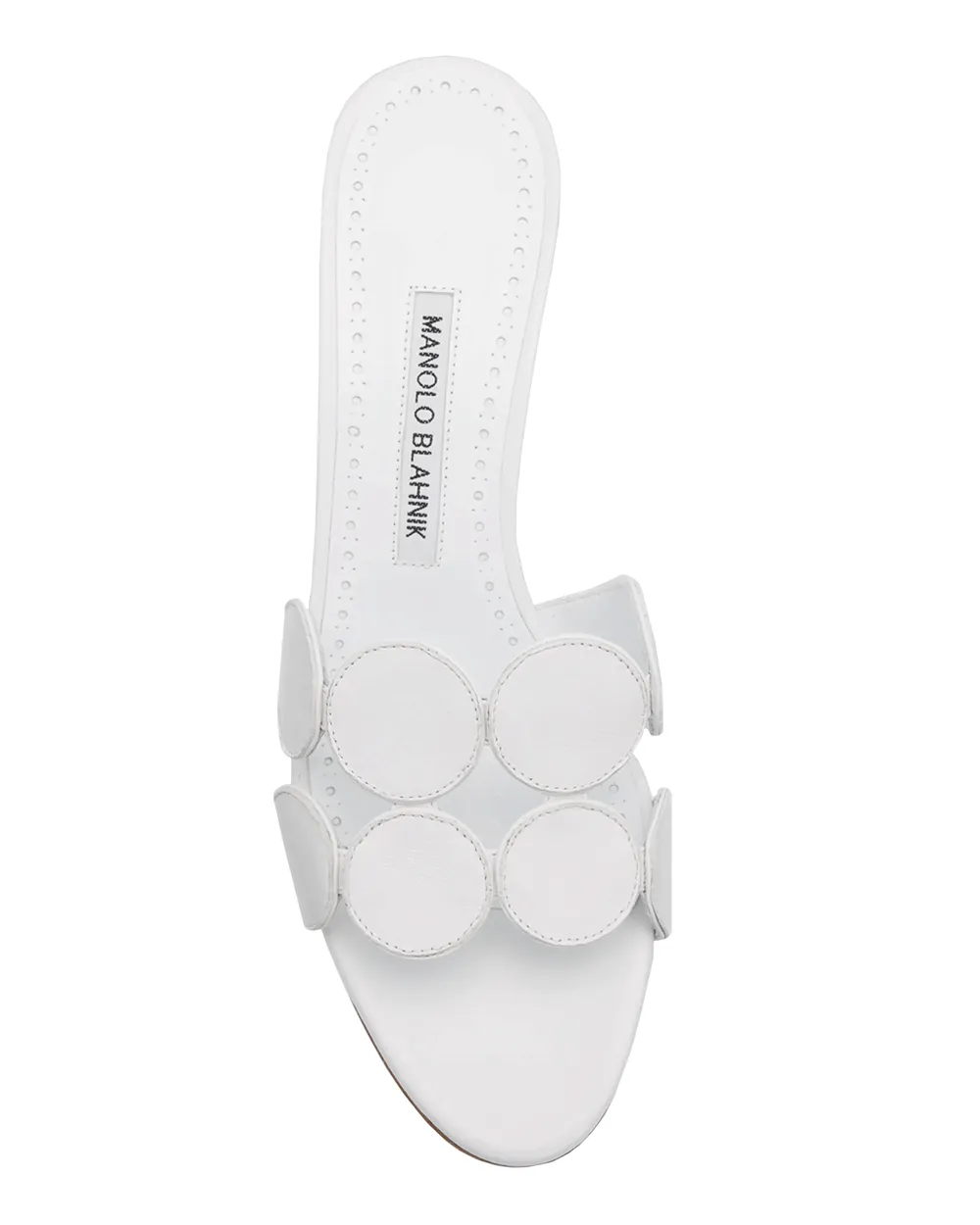 Haribalmu Circle-Cut 50 Sandal in White