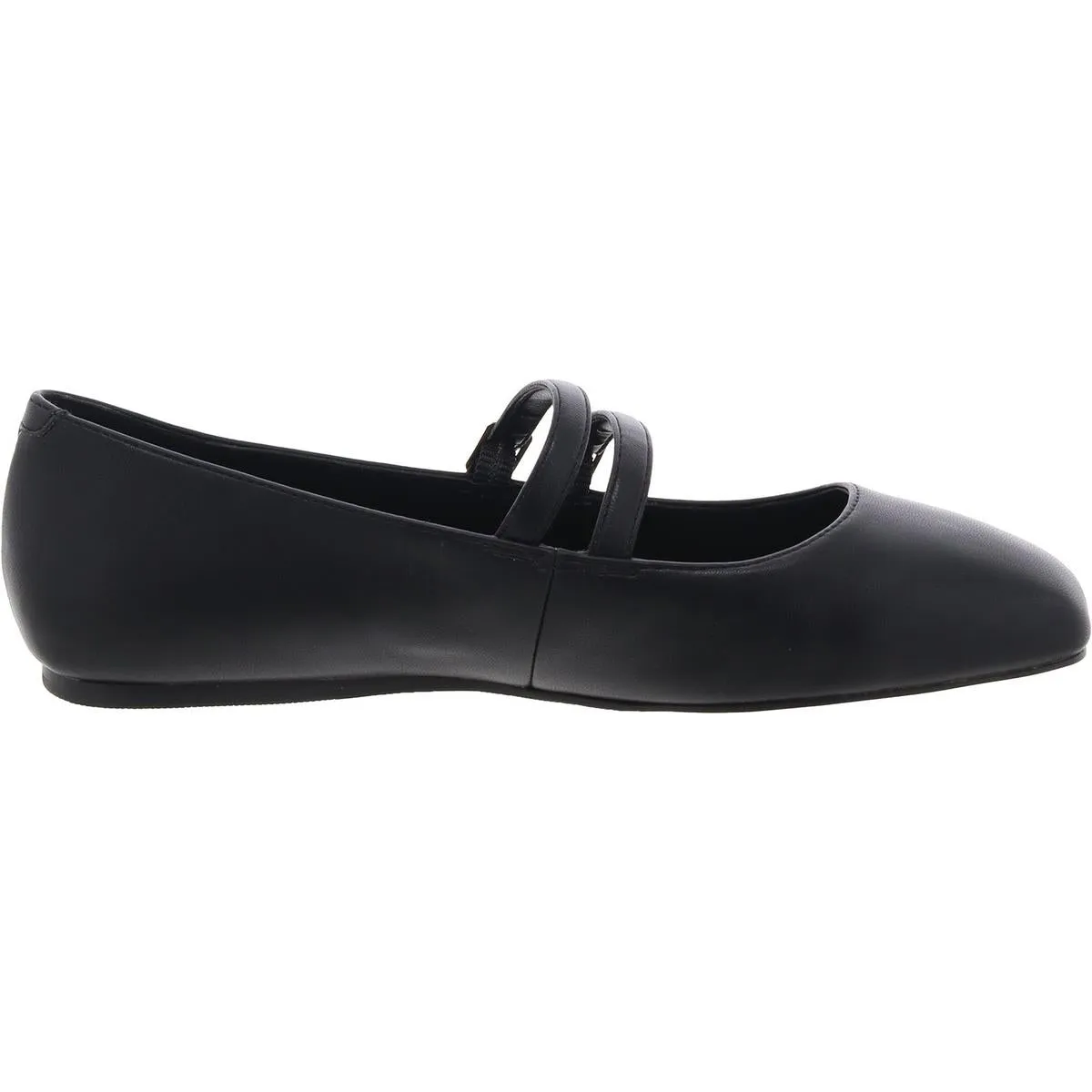 Harisa Womens Faux Leather Mary Jane Ballet Flats