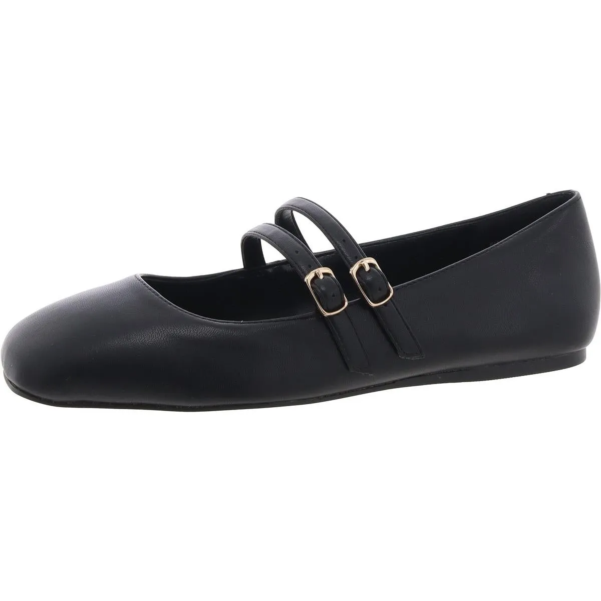 Harisa Womens Faux Leather Mary Jane Ballet Flats