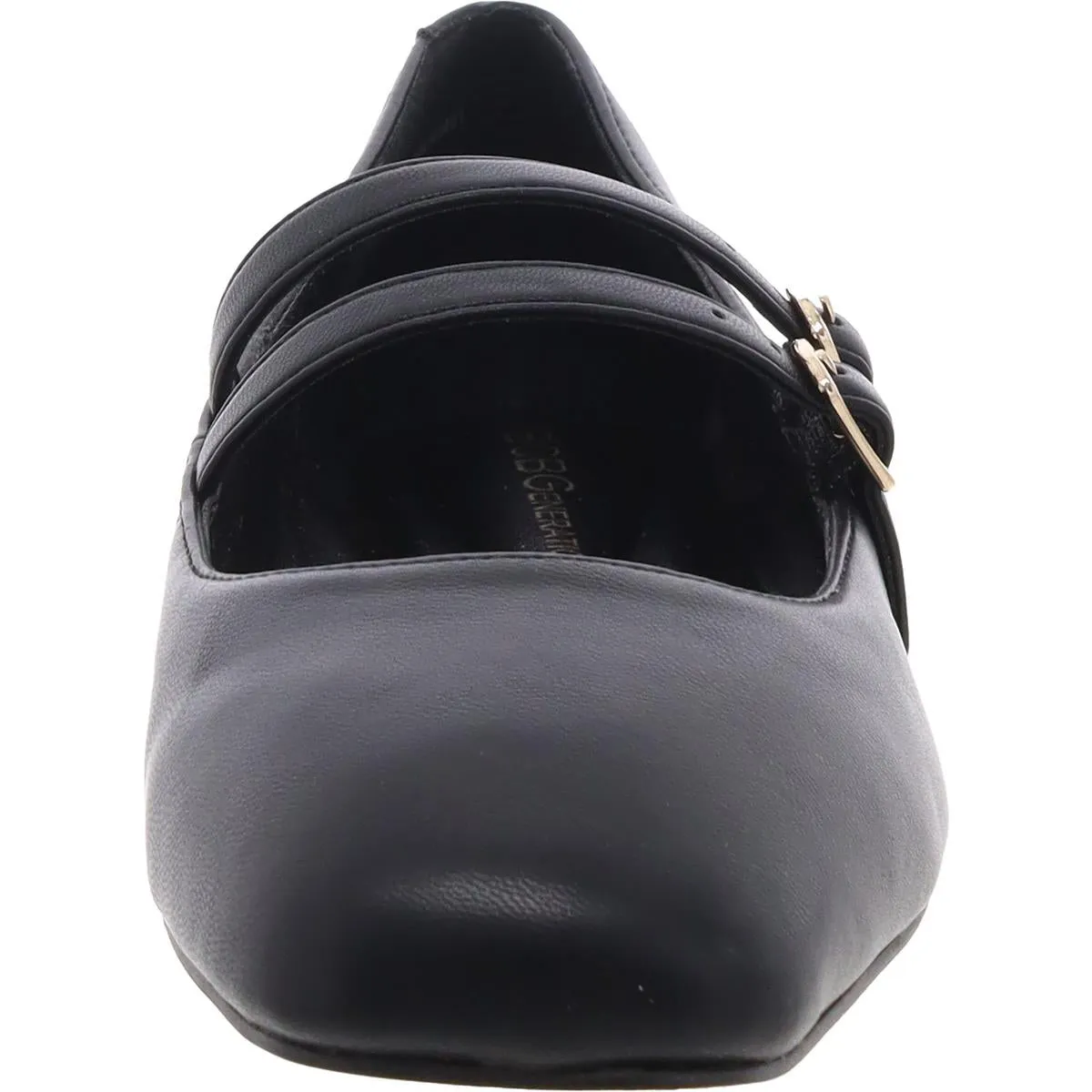 Harisa Womens Faux Leather Mary Jane Ballet Flats