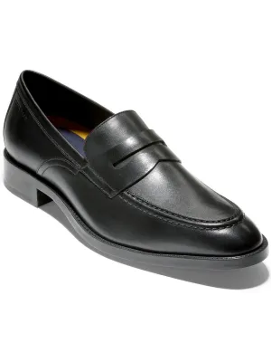 Hawthorne Mens Leather Slip-On Loafers