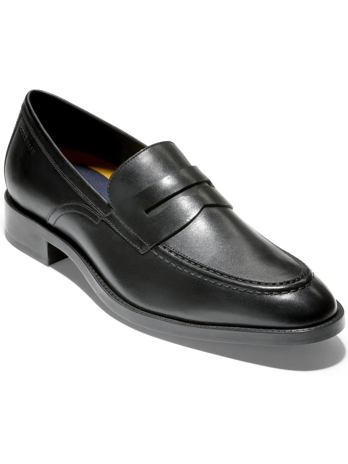 Hawthorne Mens Leather Slip-On Loafers