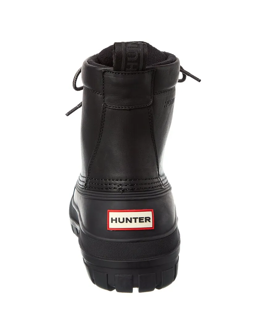 Hunter Leather & Rubber Boot