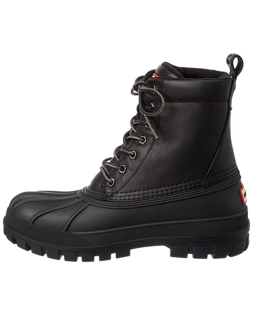 Hunter Leather & Rubber Boot