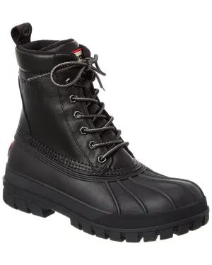 Hunter Leather & Rubber Boot
