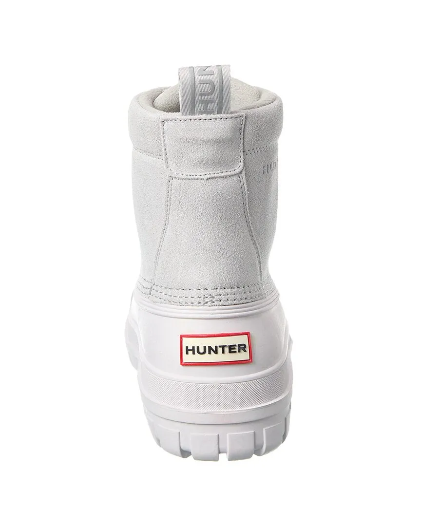 Hunter Velour Suede & Injected Matte Rubber Boot