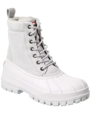 Hunter Velour Suede & Injected Matte Rubber Boot
