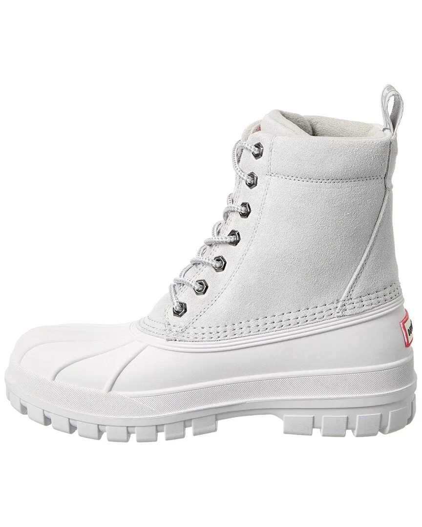 Hunter Velour Suede & Injected Matte Rubber Boot